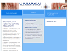 Tablet Screenshot of otologico.com